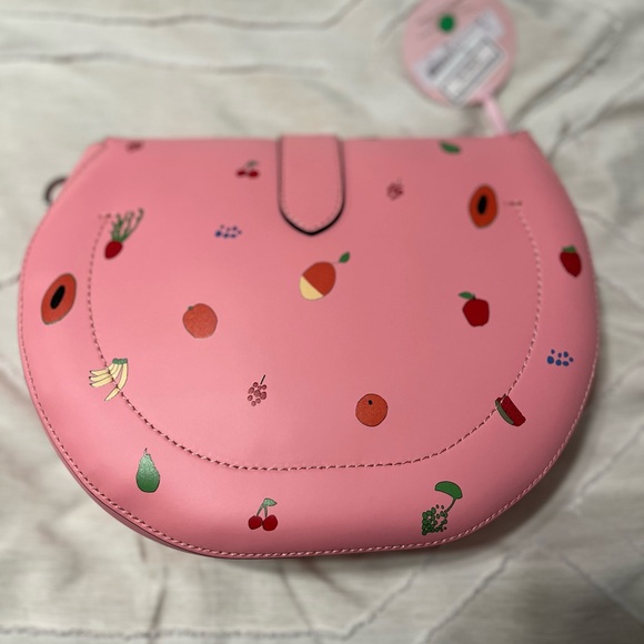 NWT adorable pink Italian made Purse by Coccinelle - Picture 6 of 15